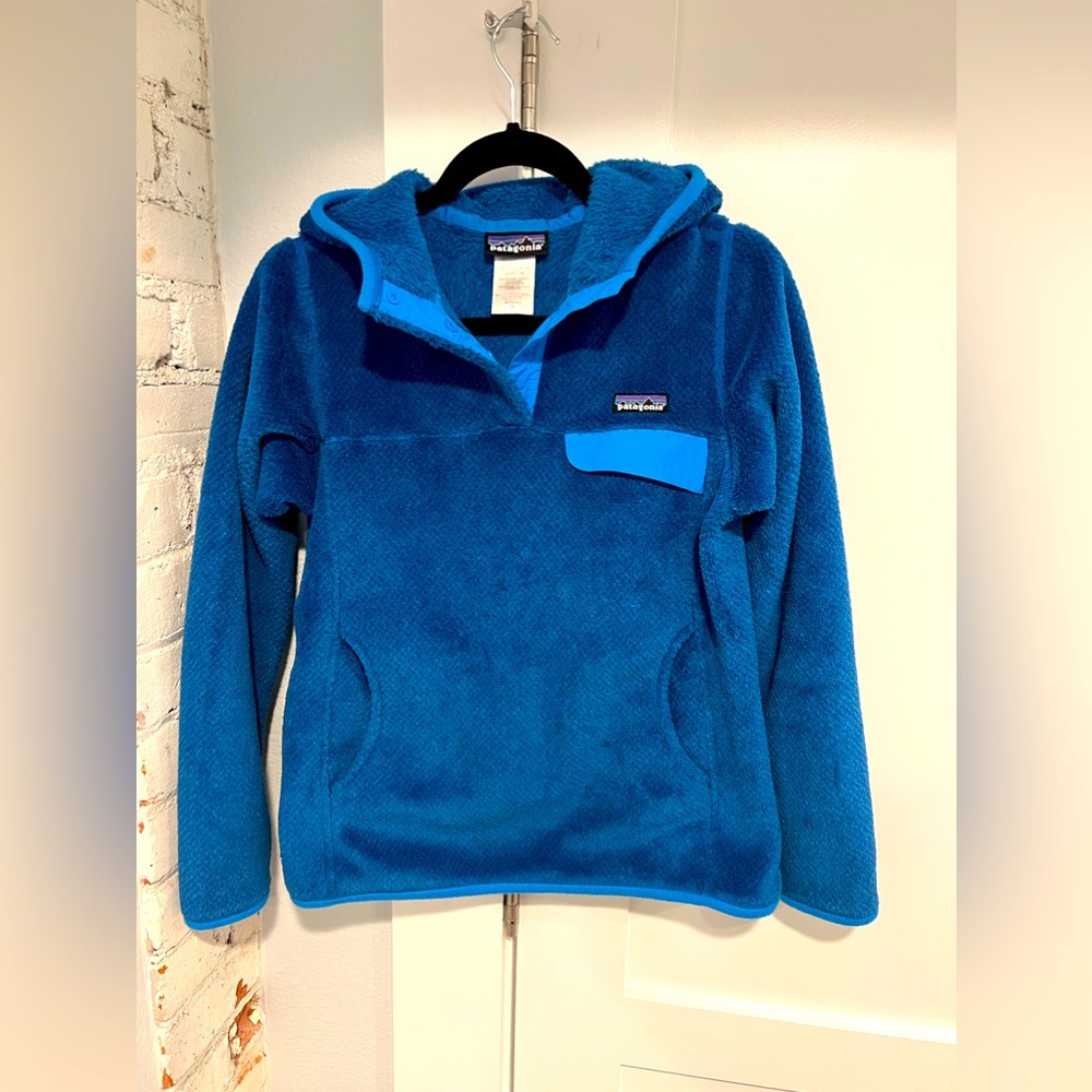 Patagonia Women’s Re-Tool Hoody quarter snap pullover, size M